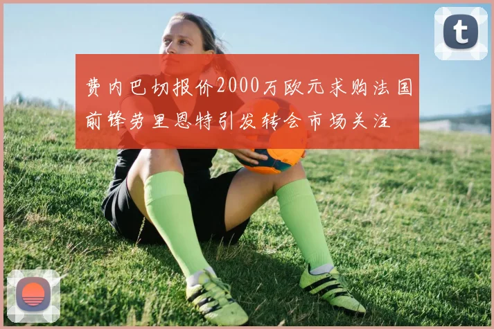 费内巴切报价2000万欧元求购法国前锋劳里恩特引发转会市场关注